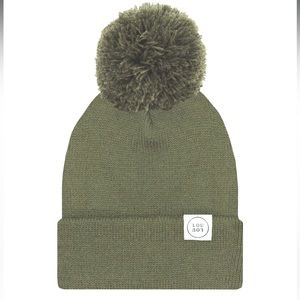 Lou Lou & Company Beanie with Pom Moss - Child/Adult